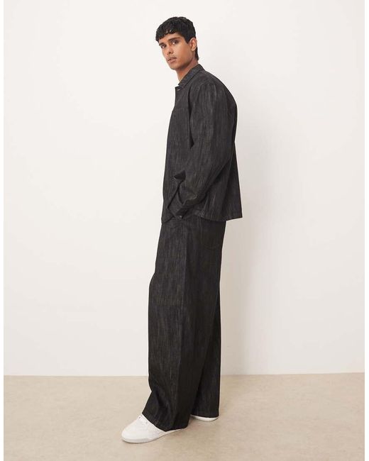 ASOS Black Oversized baggy Jeans for men