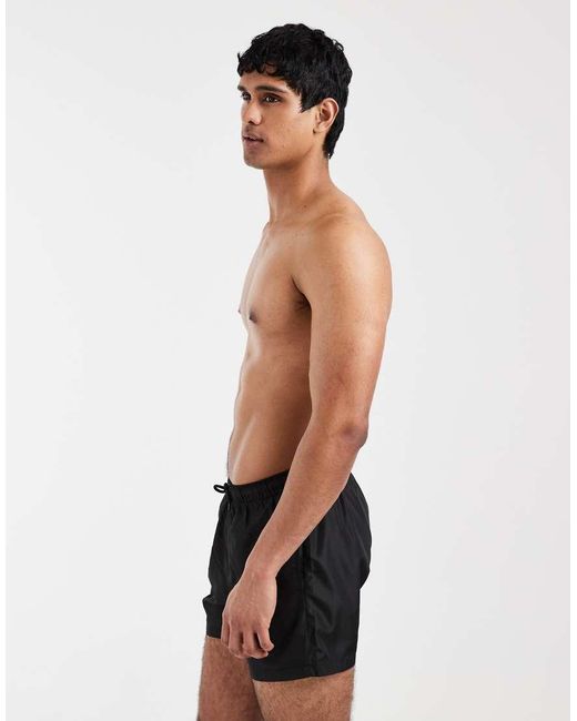 Brave Soul Black Swim Shorts for men