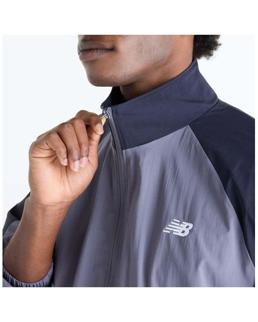 New Balance Blue Sport Legacy Jacket for men