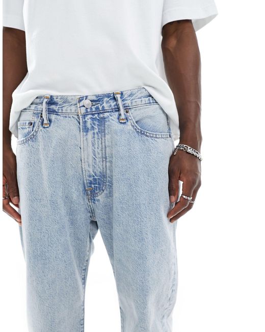 Abercrombie & Fitch Blue Lightweight Loose Fit Jeans for men