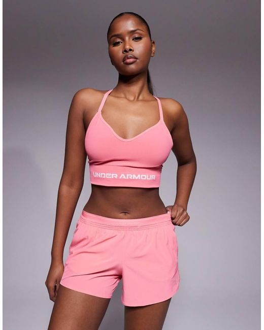 Under Armour Pink Vanish Woven 3-inch Shorts