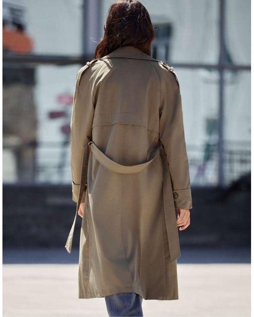 Trench Classico di Pull&Bear in Blue