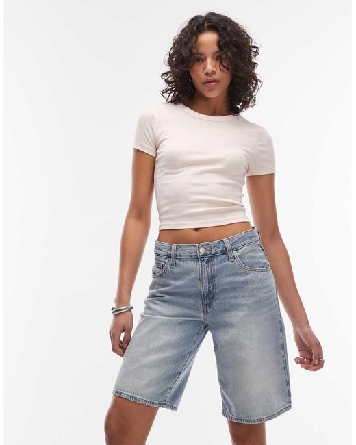 Levi's Blue baggy Dad Jort