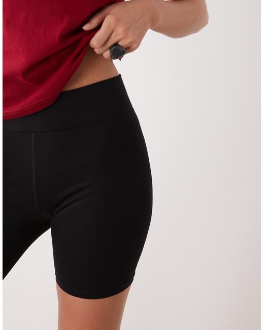 Weekday Red Jersey Shorts