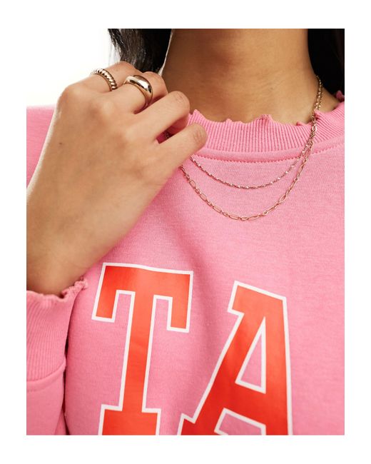 Pieces Pink – sweatshirt