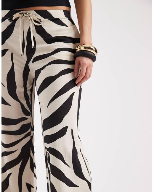 ONLY Black Wide Leg Pull On Pants