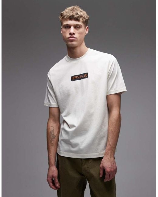 Napapijri Gray Sol T-shirt for men