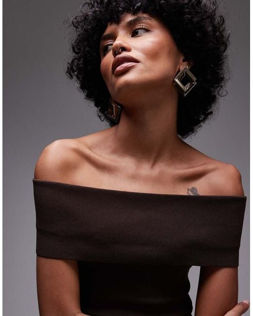 Top di Mango in Black