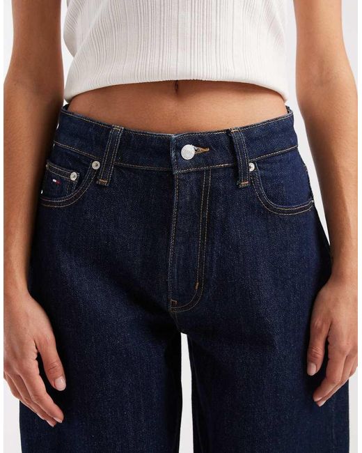Vaqueros Azul Añil De Corte Barrel Jeanie De Tommy Hilfiger de color Blue