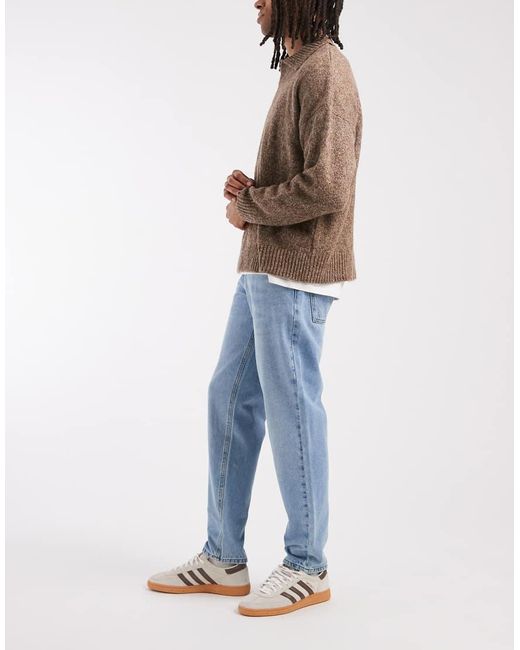 ASOS Blue Tapered Jeans for men