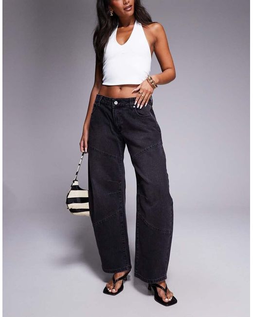 Abrand Jeans Blue 99 Low Barrel Jeans