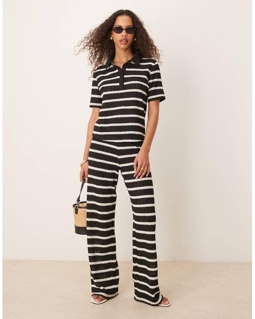 Jdy Natural Crochet Trousers Co-ord