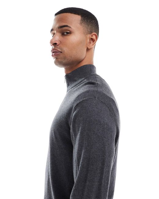 Pull à col zippé Jack & Jones pour homme en coloris Blue
