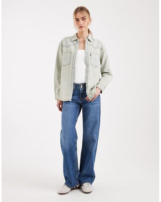 Levi's Natural Teodora Western Denim Shirt