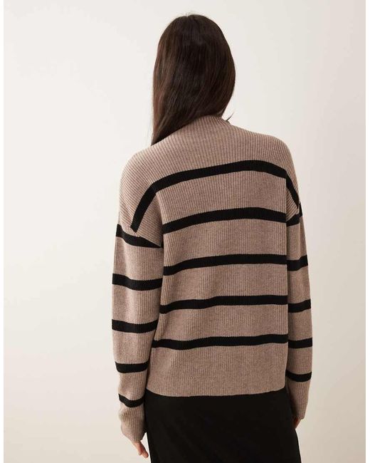 Vila Natural High Neck Super Soft Jumper