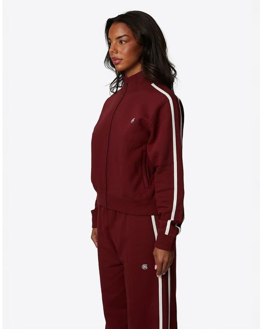 Good For Nothing Red Sport Zip Through Sweatshirt