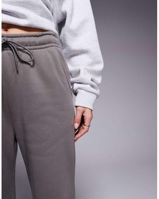 South Beach Gray Wide Leg Joggers