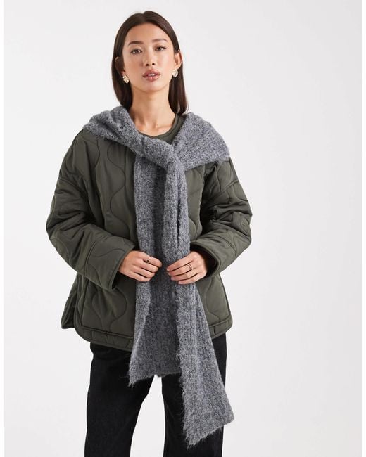 Object Gray – superweicher kapuzenschal aus strick