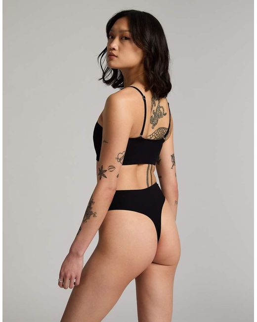 Hunkemöller Black Smooth Thong