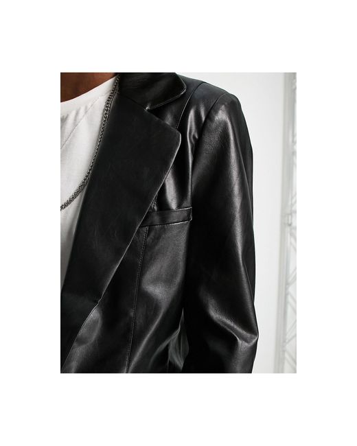 Reclaimed (vintage) Inspired – blazer in Black für Herren