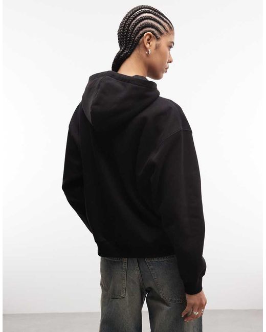 Weekday Black Essence Hoodie