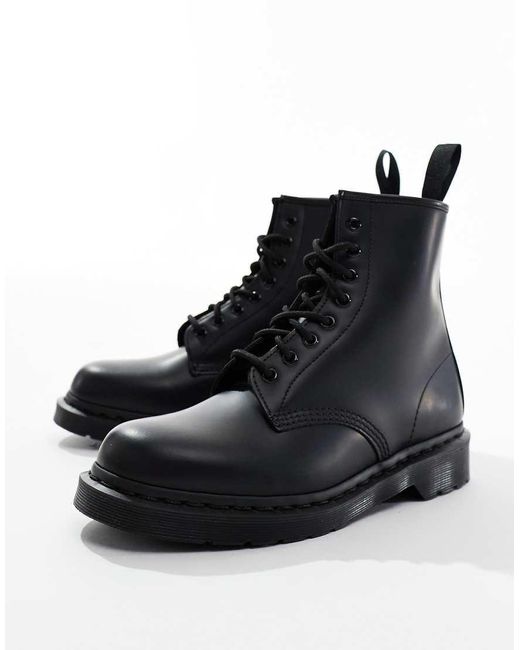 Dr. Martens Black 1460 Mono 8 Eye Boots for men