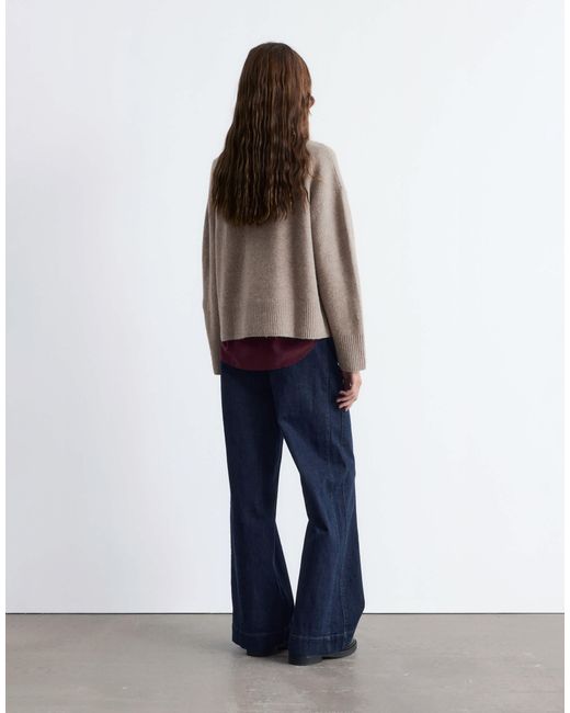 & Other Stories Brown Crew Neck Jumper