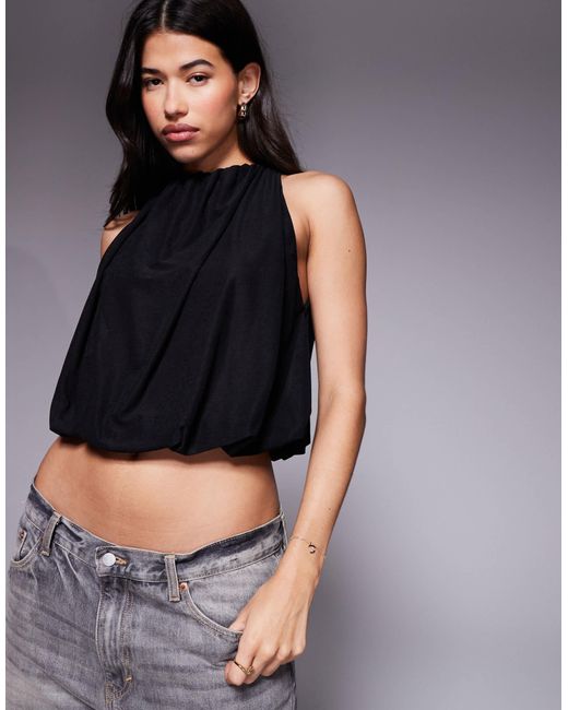ASOS Black – neckholder-oberteil