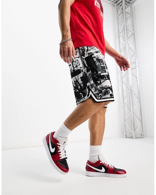 Pantalones cortos es estampados dri-fit Nike Basketball de hombre de color  Rojo | Lyst