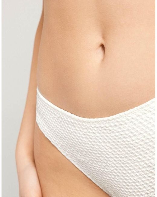 Tezenis Natural Piqué Wave Brazilian Bikini Bottoms