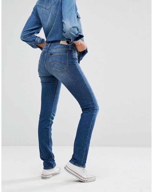 lee mid rise jeans