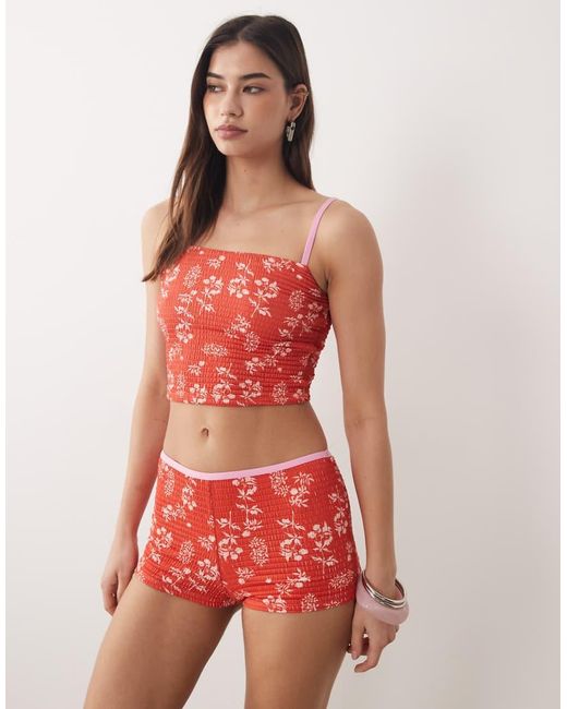 Dippin' Daisy's Red Dippin Daisys Cami Bikini Top