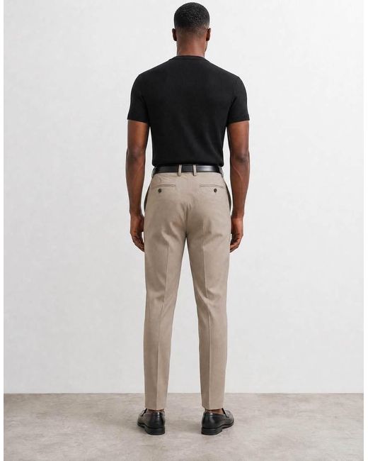 ASOS White Tailored Tapered Pants for men