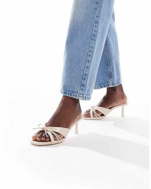 Stradivarius Blue – mules