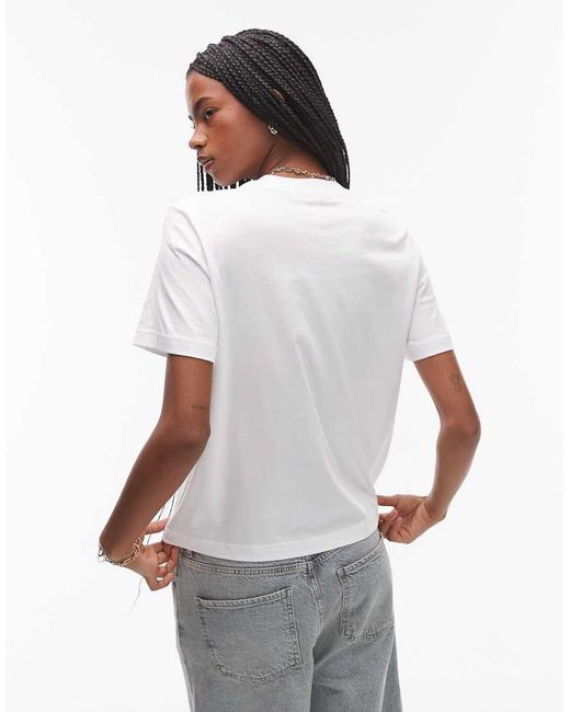 & Other Stories White Relaxed Short Sleeve T-shirt