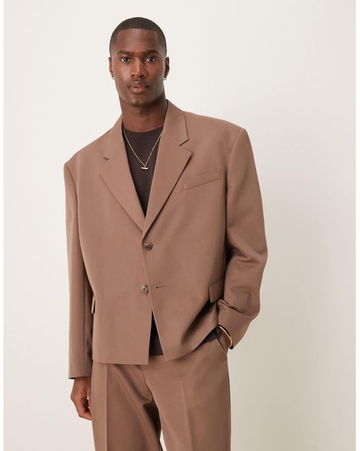 Veste ASOS pour homme en coloris Brown