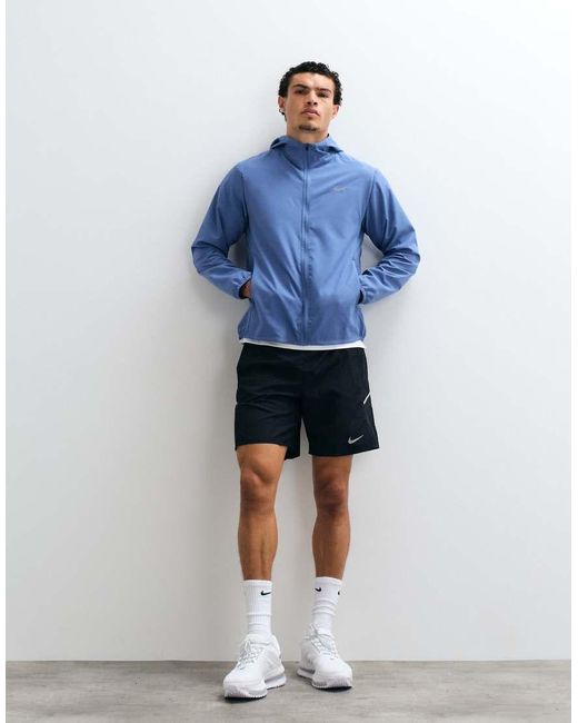 Nike Blue Form Dri-Fit Hooded Jacket for men