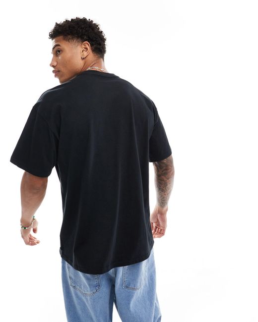 T-shirt avec logo sur la poitrine - noir Nike pour homme en coloris Black