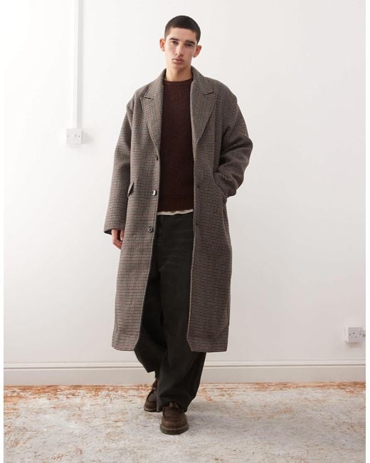 Weekday – mantel aus wollmix in Black für Herren