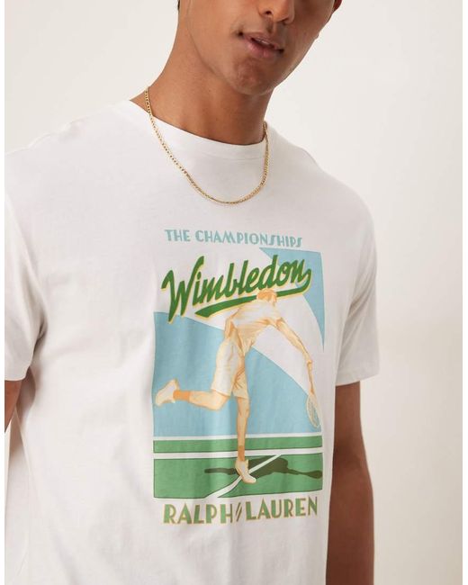 Polo Ralph Lauren Wimbledon Capsule in het Natural voor heren