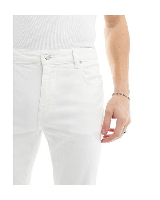 ASOS White Skinny Jeans for men