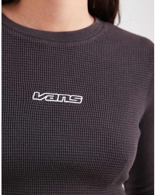 Vans Gray Teri Waffle Long Sleeve