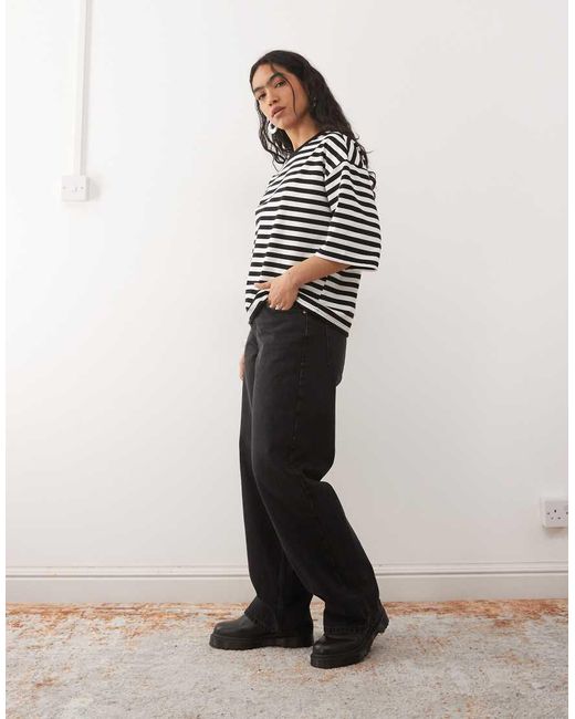 Noisy May White Boxy Tee