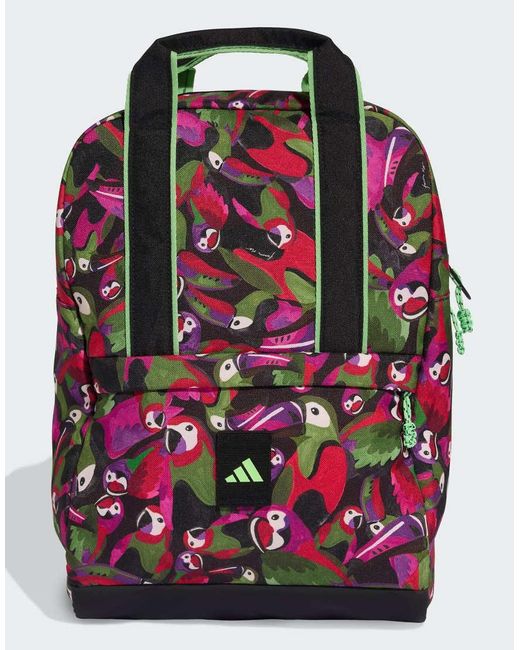 Adidas Originals Red Adidas Farm Backpack