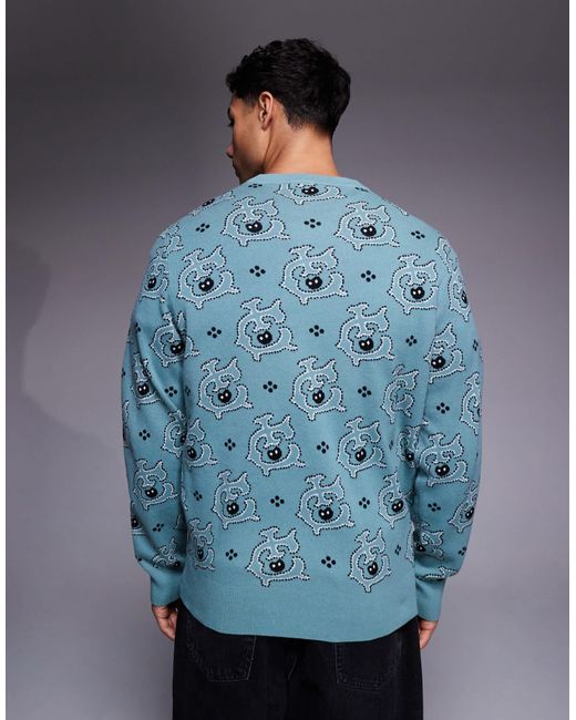 ICECREAM – strickpullover in Blue für Herren