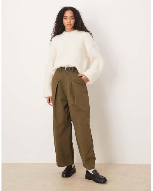 ASOS Natural Chunky Premium Alpaca Jumper