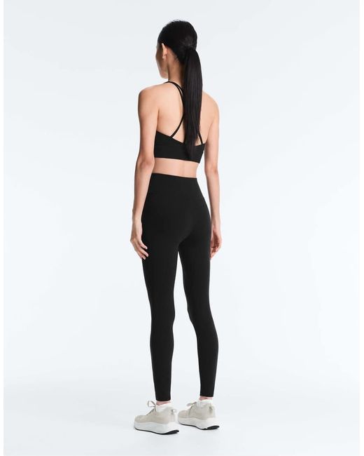 Oysho Black Comfortlux High Rise Ankle-Length Leggings
