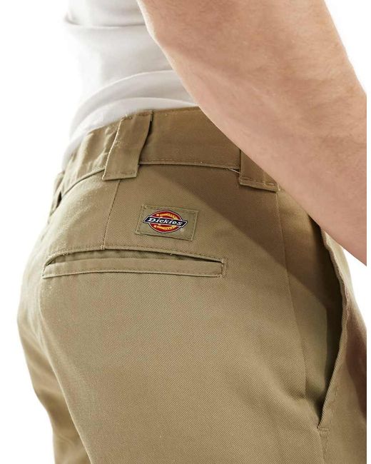 Dickies White 872 Slim Fit Work Chino Trousers for men