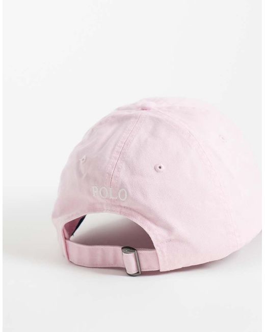 Polo Ralph Lauren Pink Icon Logo Baseball Cap