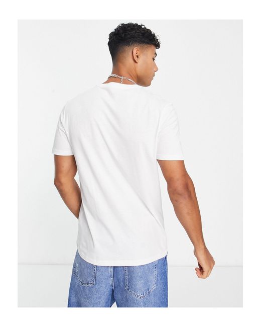 New Look White Crew Neck T-shirt for men